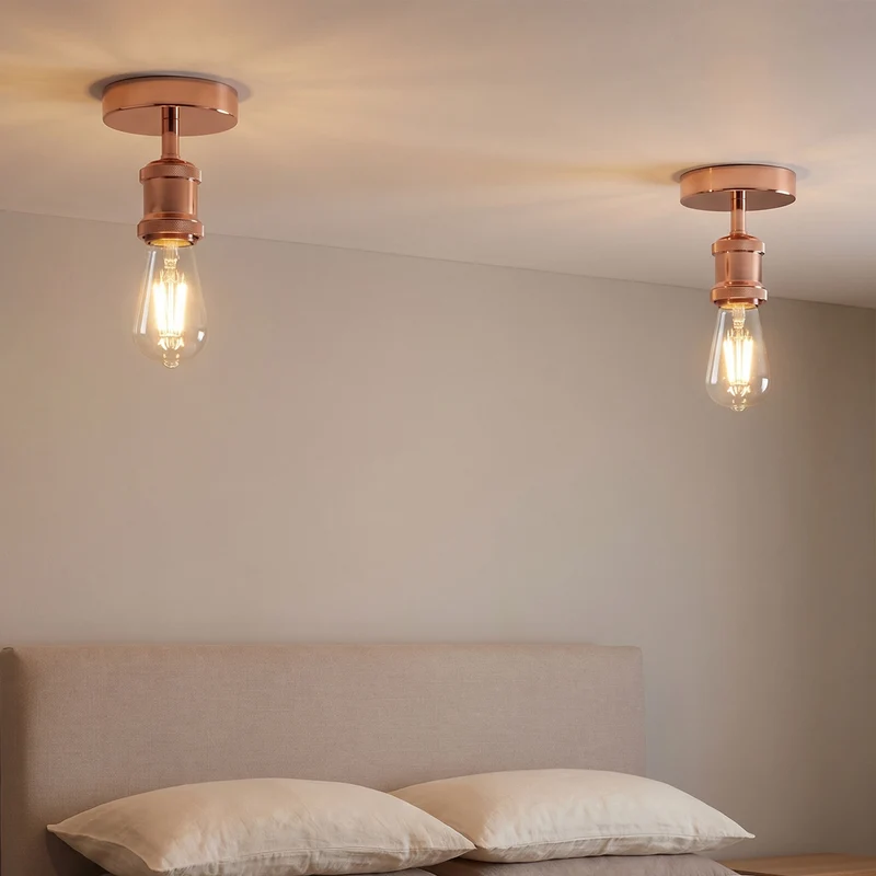 All Seasons Life Vintage Deckenleuchte | E27 Fassung Deckenlampe zur Direktmontage ~ 3348