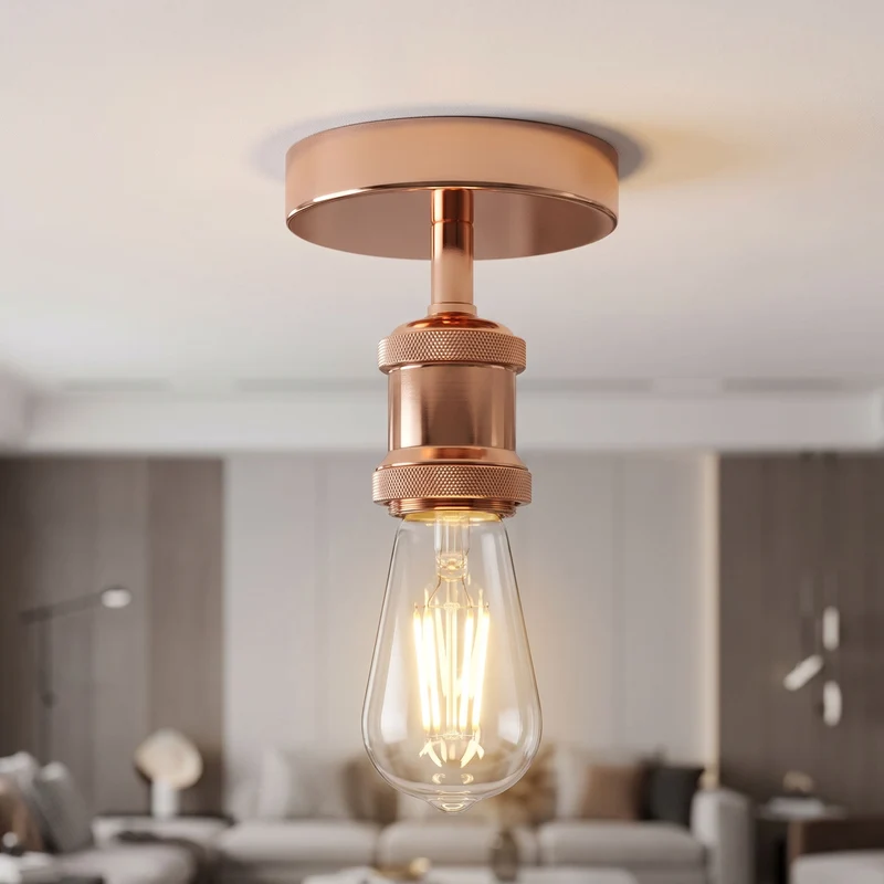 All Seasons Life Vintage Deckenleuchte | E27 Fassung Deckenlampe zur Direktmontage ~ 3348
