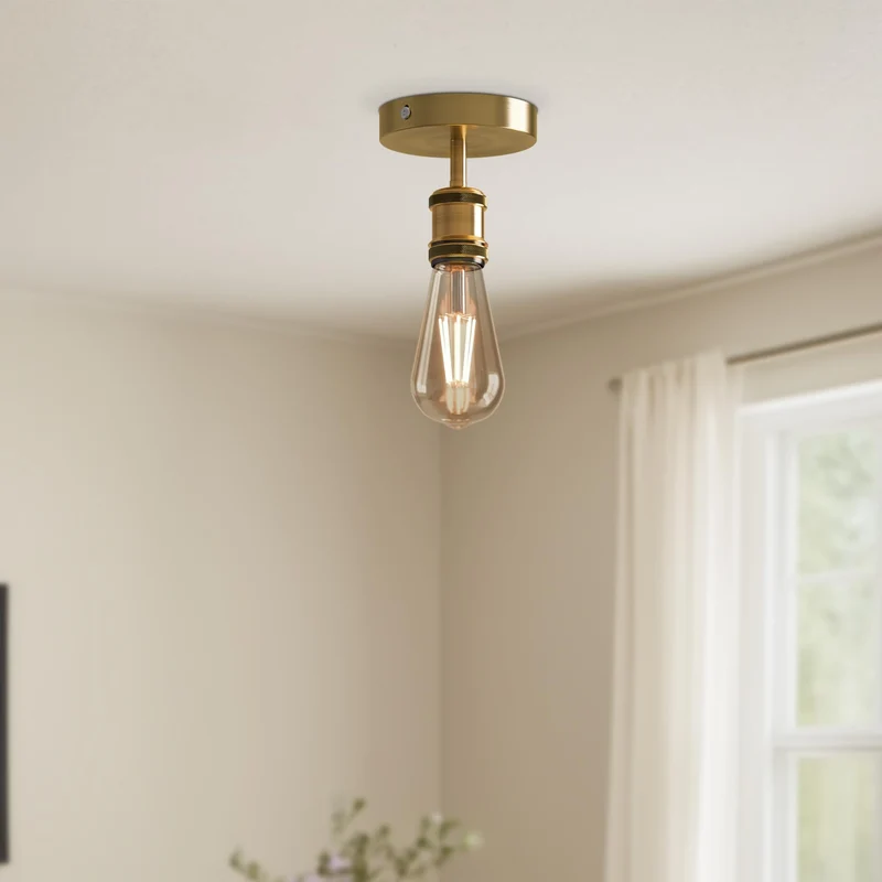 All Seasons Life Vintage Deckenleuchte | E27 Fassung Deckenlampe zur Direktmontage ~ 3348