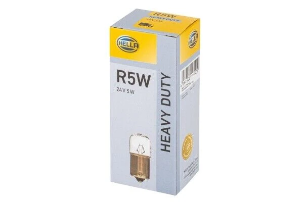 Hella 24-V-Rücklichtbirnen für LKW / 5 W SCC / Einzelkontakt klein / Nr. 149 / 10er-Pack