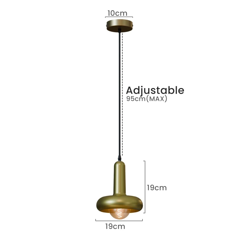 All Seasons Life Pendelleuchte - Metall Fassung, 1m Kabel ~3440