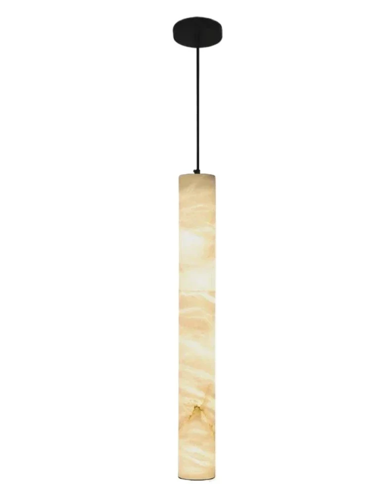 Cilindervormige Hanglamp Natuursteen Warm LED-licht Eetkamer Keukeneiland Slaapkamer Staal Scandinavisch | Sansoti