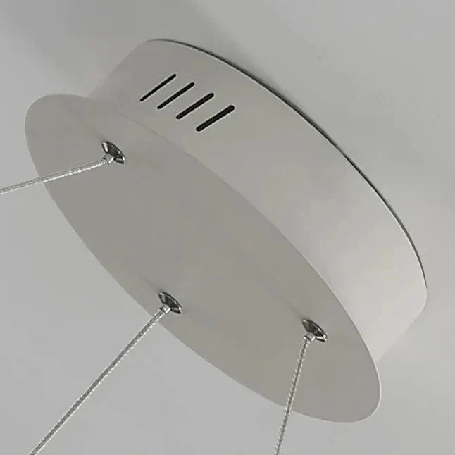 Ronde LED Kroonluchter met Kristallen Inleg Dimbaar Verstelbaar Modern Design Plafondverlichting Woonkamer | Sansoti