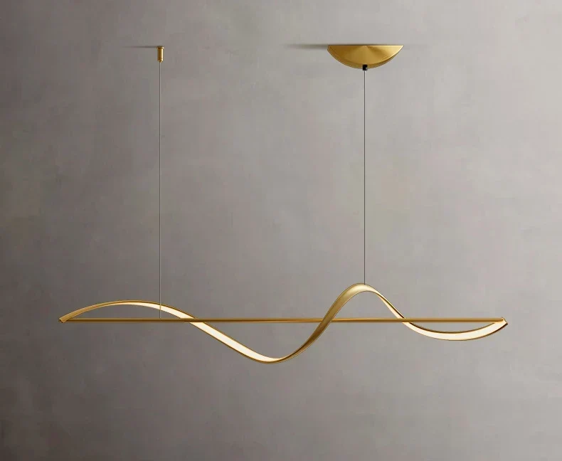 Spiraalvormige LED Kroonluchter Aluminium 120cm Dimbaar Warm Wit Koud Wit Modern Design Hangverlichting | Sansoti