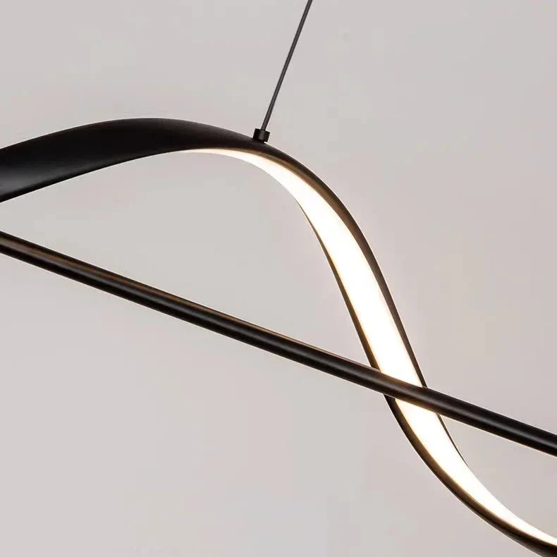 Spiraalvormige LED Kroonluchter Aluminium 120cm Dimbaar Warm Wit Koud Wit Modern Design Hangverlichting | Sansoti