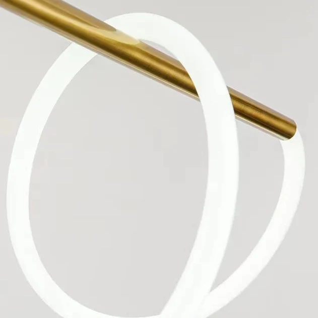 Lineaire Hanglamp LED Aluminium Zwart Goud 80-150cm Modern Design Eetkamer Slaapkamer Woonkamer Verlichting | Sansoti