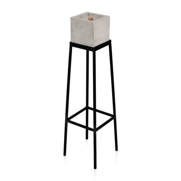 Pulverbeschichteter Ständer für Betonfeuer Kea|von Beske| Höhe: 60 cm