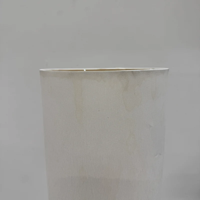 Stehlampe Beige Schwarz Stoffschirm Lampe Säulenlampe Lampe Gebraucht