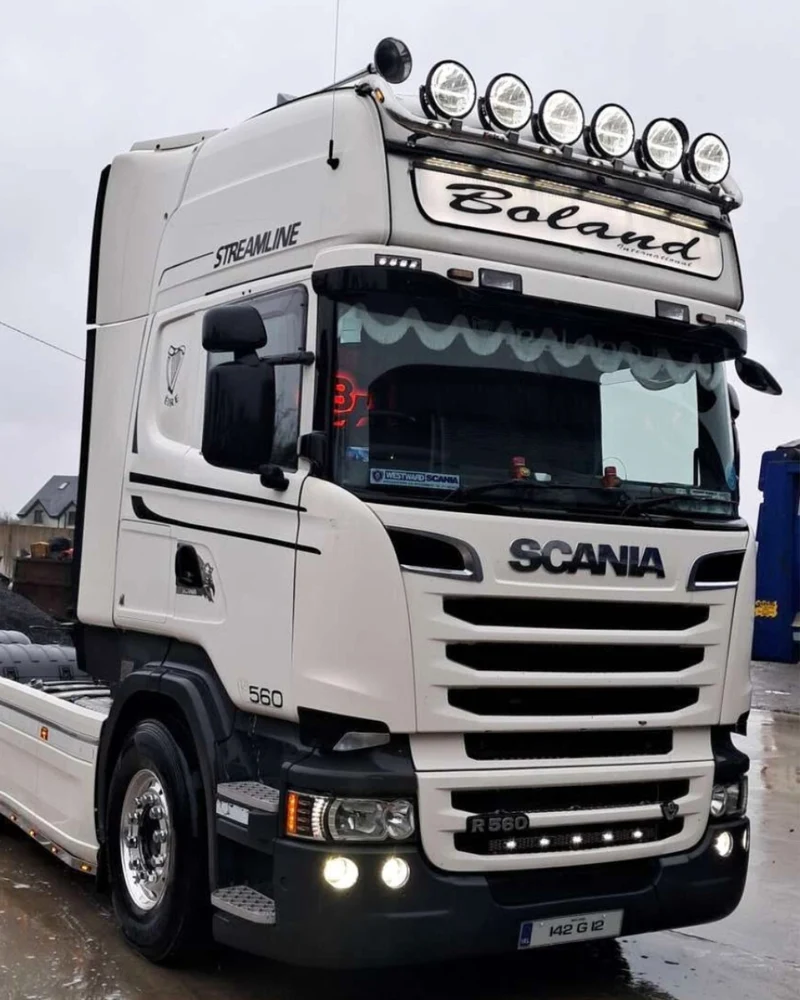 WAS W116 Voll-LED-Scheinwerfer / 9 Zoll