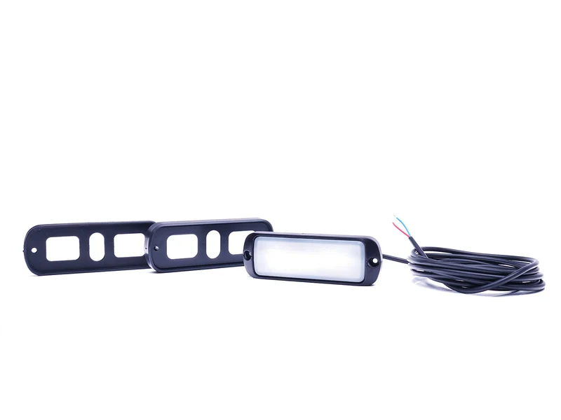 WAS W229 LED-Arbeitsleuchte/Szenenleuchte mit zwei Montagehalterungen/undurchsichtige Linse