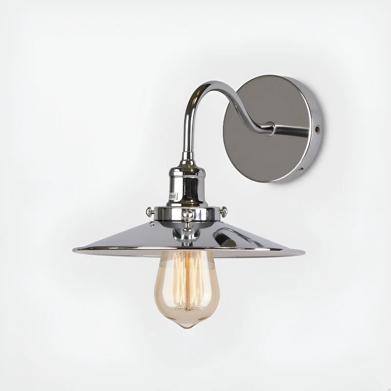 All Seasons Life Vintage Wandlampe Ø22cm Metall Industrie ~ 3435