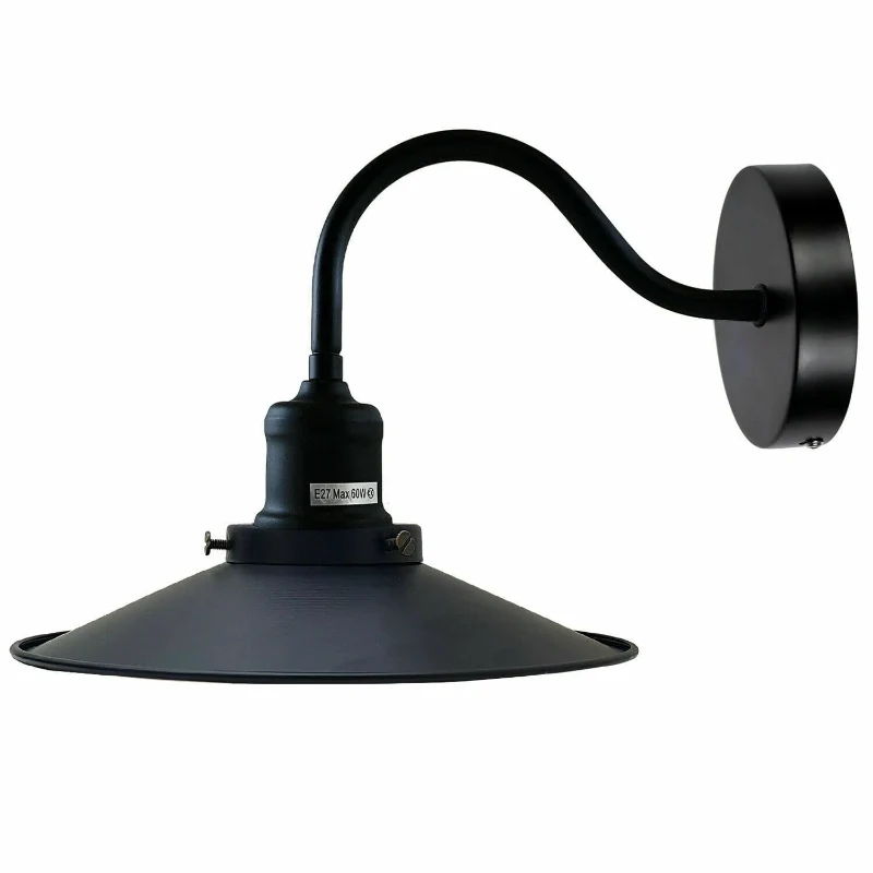All Seasons Life Vintage Wandlampe Ø22cm Metall Industrie ~ 3435