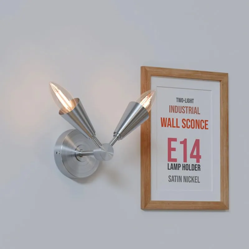 LED Wandleuchte Connie, 2 Leuchtmittel E14~3432