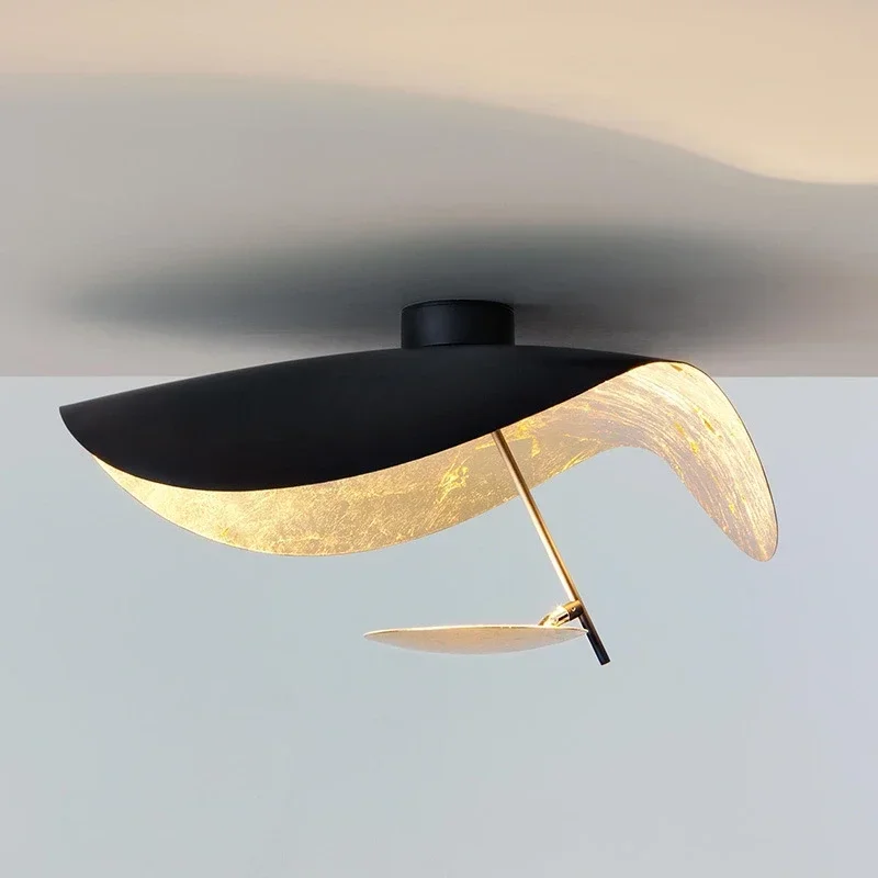 Plafondlamp Metaal Acryl Indirecte Verlichting Organische Vorm LED voor Slaapkamer Eetkamer Woonkamer | Sansoti