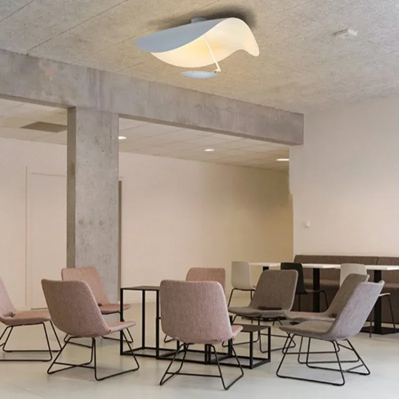 Plafondlamp Metaal Acryl Indirecte Verlichting Organische Vorm LED voor Slaapkamer Eetkamer Woonkamer | Sansoti