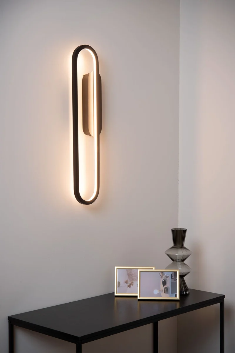 LED-Wandleuchte Thelma dimmbar 60cm Schwarz