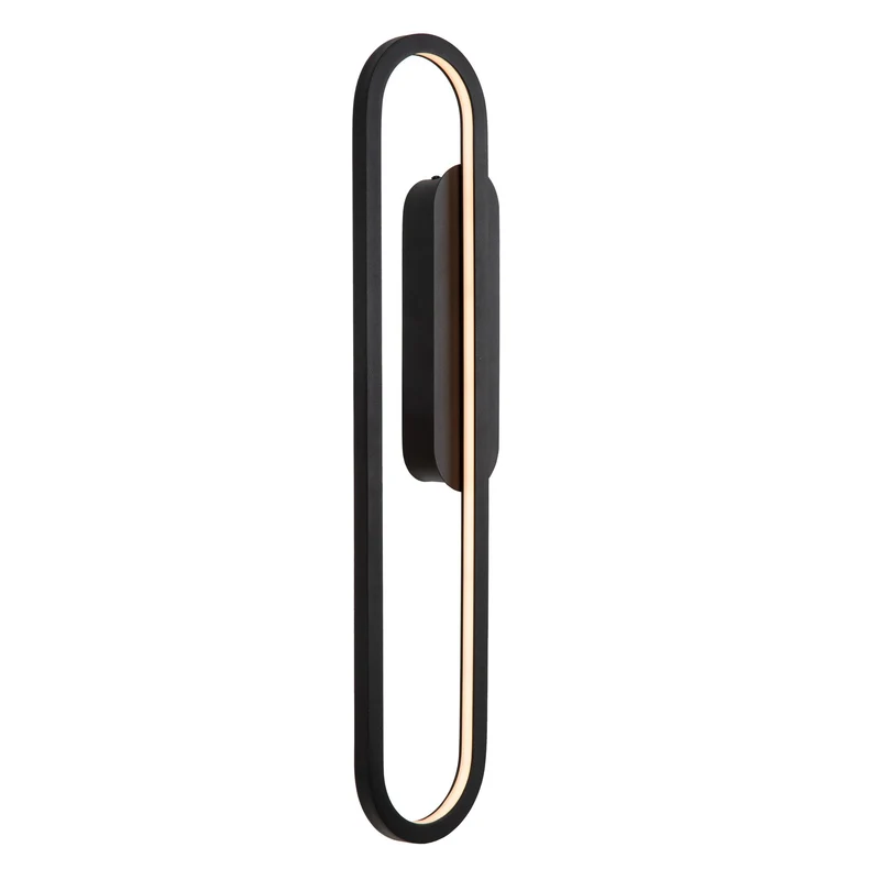 LED-Wandleuchte Thelma dimmbar 60cm Schwarz