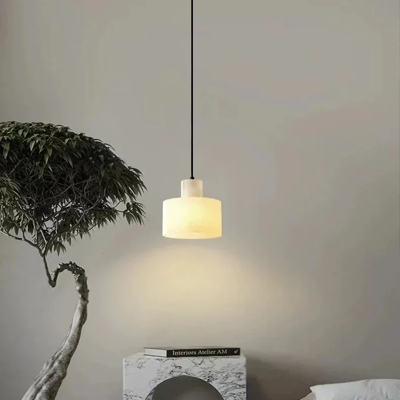 Hanglamp Albast Natuursteen Bol Design 14-16 cm Sfeerverlichting Woonkamer Eetkamer Slaapkamer LED E27 | Sansoti