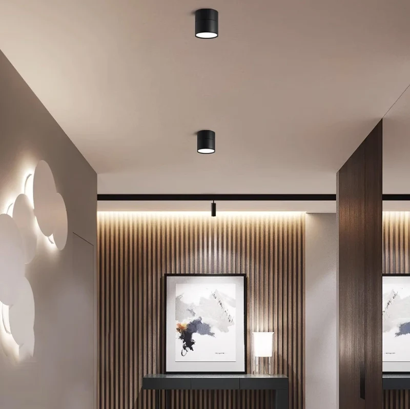 Verstelbare Plafondspot Aluminium Warm Wit LED 3000K Minimalistisch Scandinavisch Nordic Design Interieur | Sansoti