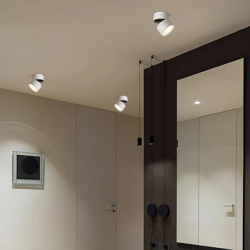 Verstelbare Plafondspot Aluminium Warm Wit LED 3000K Minimalistisch Scandinavisch Nordic Design Interieur | Sansoti