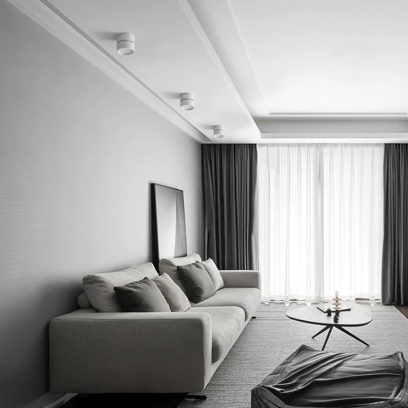Verstelbare Plafondspot Aluminium Warm Wit LED 3000K Minimalistisch Scandinavisch Nordic Design Interieur | Sansoti