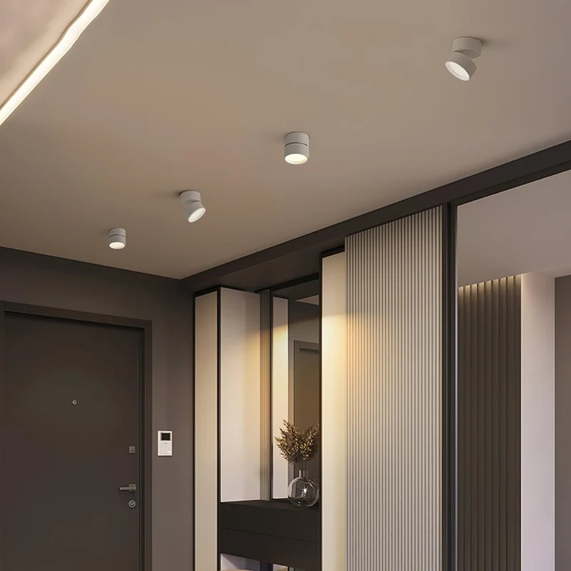 Verstelbare Plafondspot Aluminium Warm Wit LED 3000K Minimalistisch Scandinavisch Nordic Design Interieur | Sansoti