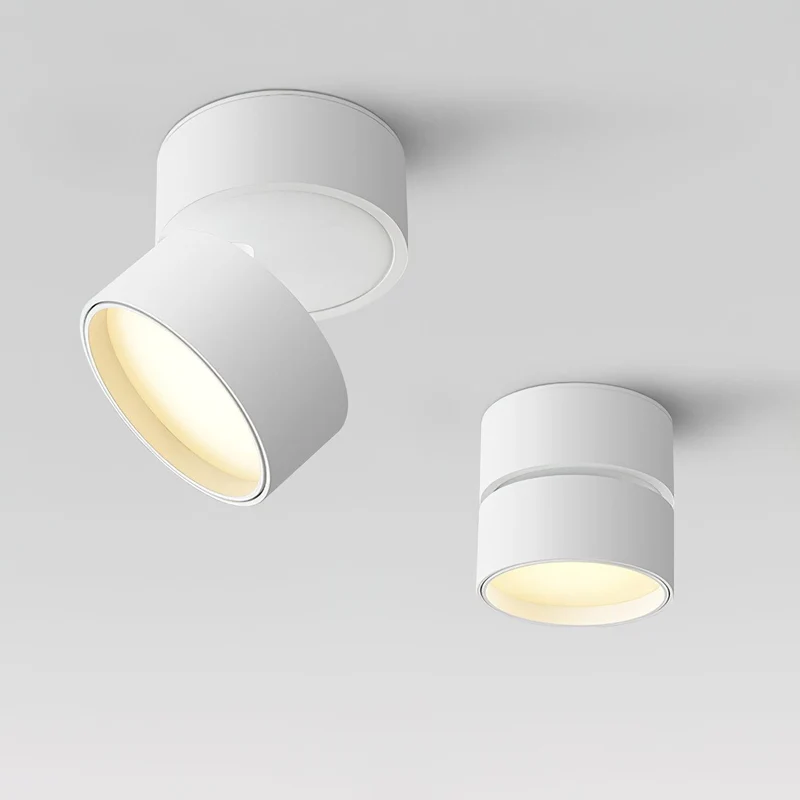 Verstelbare Plafondspot Aluminium Warm Wit LED 3000K Minimalistisch Scandinavisch Nordic Design Interieur | Sansoti