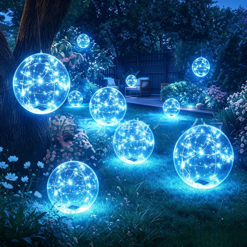Zwevende Sfeerbol op Zonne-Energie voor Tuin en Zwembad met Afstandsbediening Waterdicht IP68 Verlichting | Sansoti