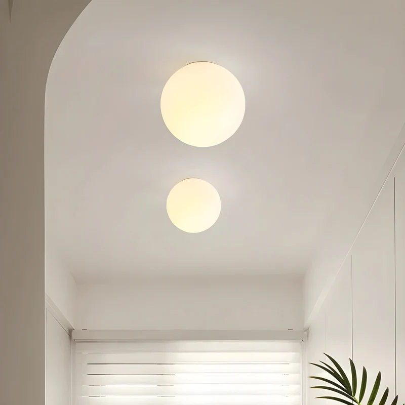 Wandverlichting Ronde Bol Matglas G9 Fitting Modern Scandinavisch Design voor Gang Slaapkamer Woonkamer | Sansoti