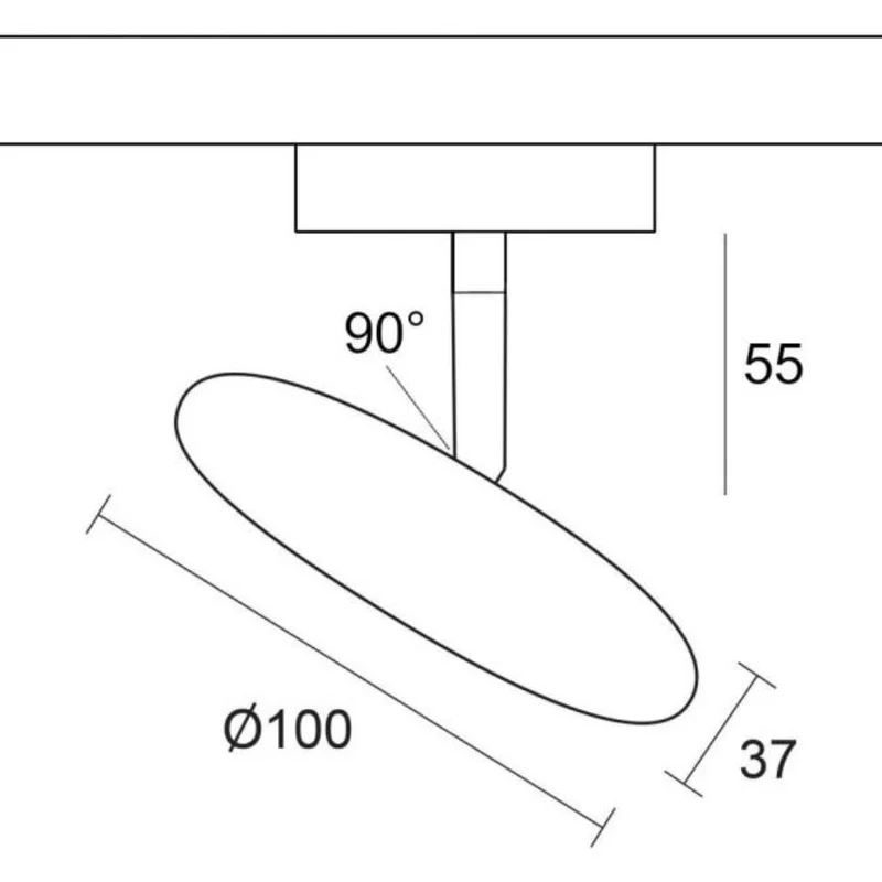 Bruck - LED Strahler Blob für Duolare 12W 2700K