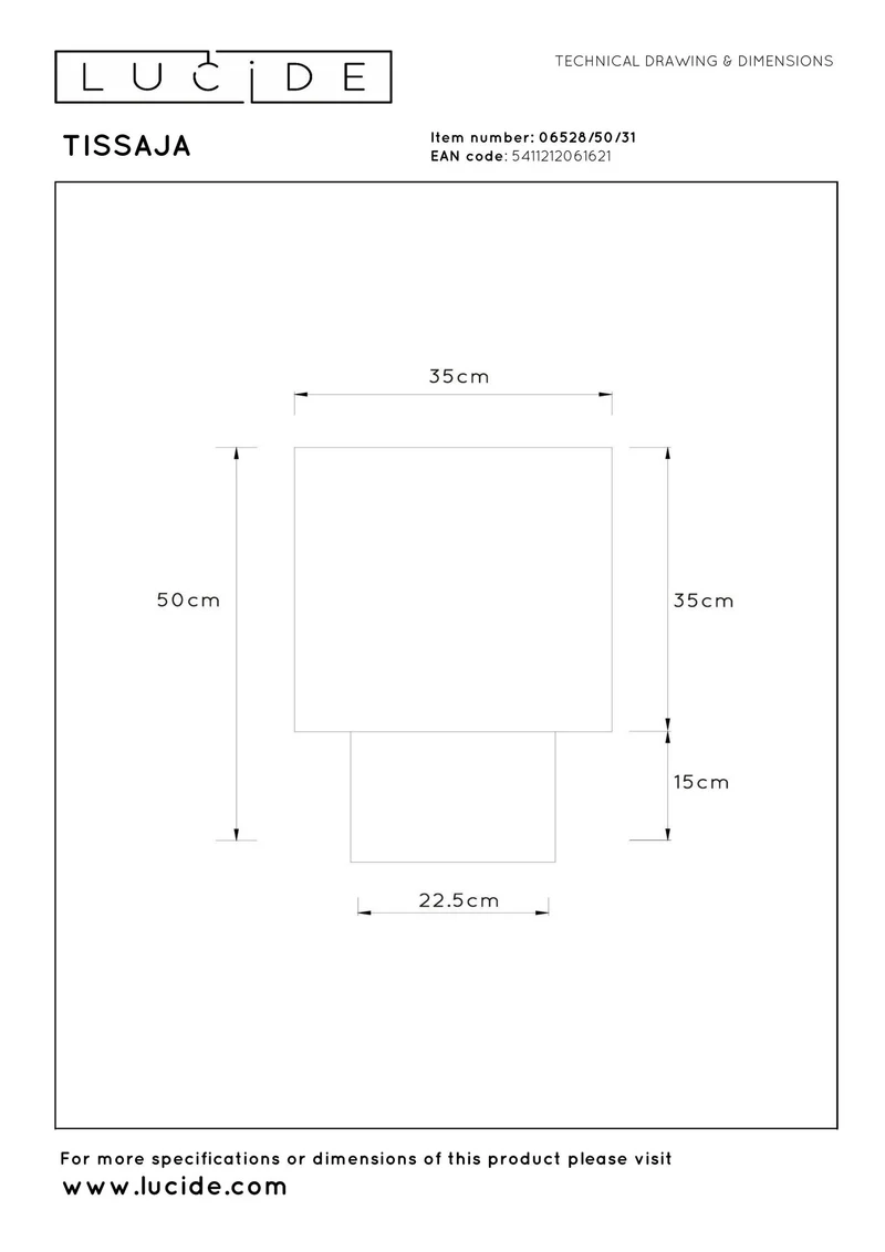 Tischleuchte Tissaja Leinen Ø 35cm Weiß