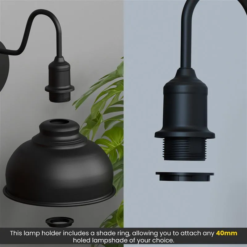 E27 Innen Wandlampe Mit Schalter ~3319