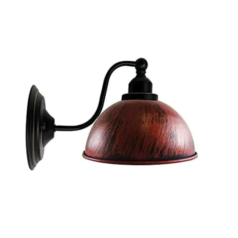 All Seasons Life Industrielle Wandleuchte Vintage Eisen Lampenschirm Wandlampe ~3298