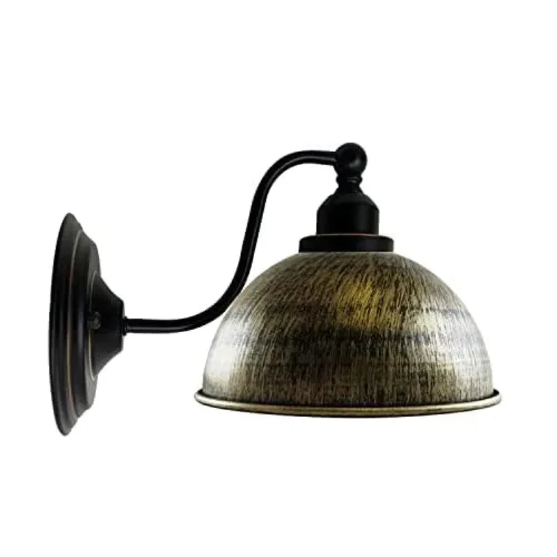 All Seasons Life Industrielle Wandleuchte Vintage Eisen Lampenschirm Wandlampe ~3298