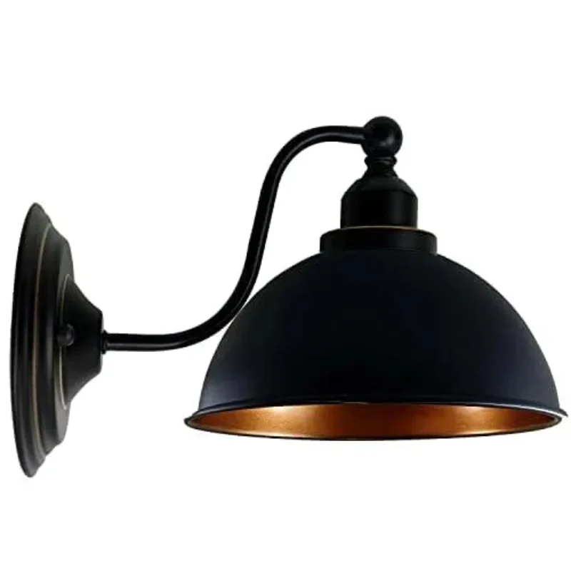All Seasons Life Industrielle Wandleuchte Vintage Eisen Lampenschirm Wandlampe ~3298