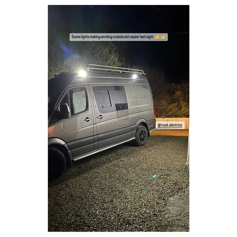 LED Autolamps SL200 Szenenlampe - Schwarz
