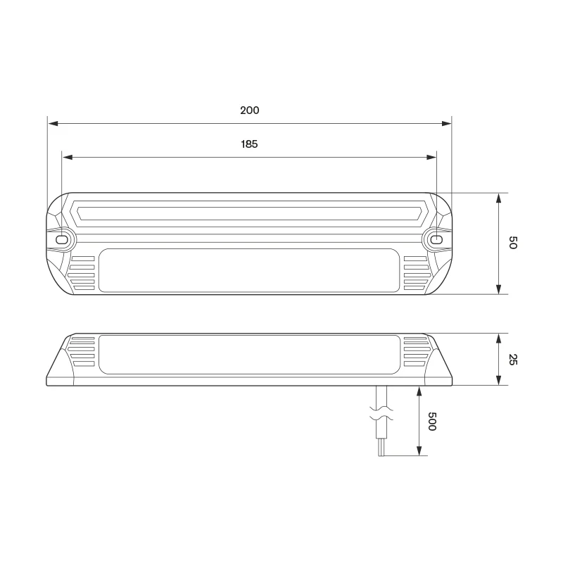 LED Autolamps SL200 Szenenlampe - Schwarz