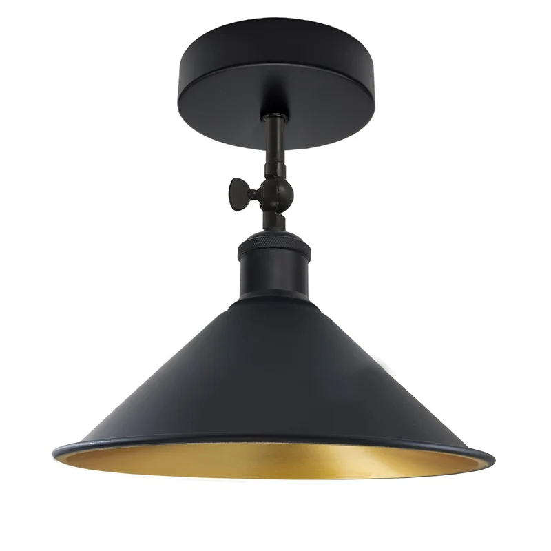 Schwarze Deckenleuchten verstellbar Vintage Deckenlampe~3259