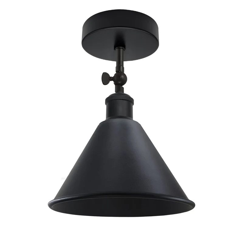 Schwarze Deckenleuchten verstellbar Vintage Deckenlampe~3259