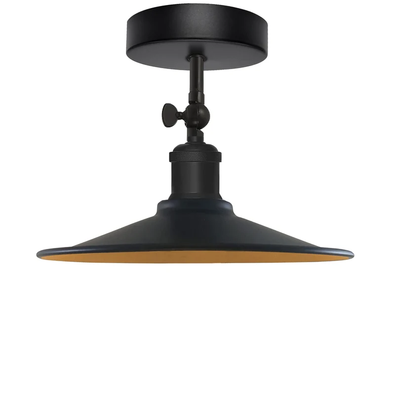 Schwarze Deckenleuchten verstellbar Vintage Deckenlampe~3259