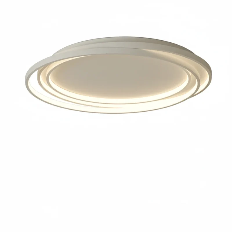 Ronde Plafondlamp Metaal & Acryl Dimbaar LED Modern Design Woonkamer Slaapkamer Eetkamer Verlichting | Sansoti