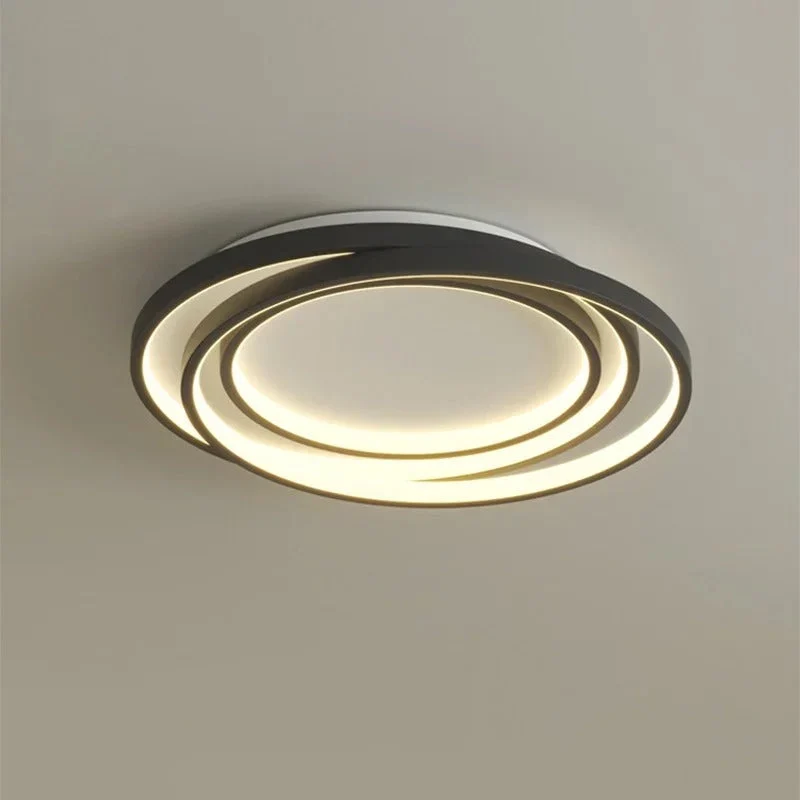Ronde Plafondlamp Metaal & Acryl Dimbaar LED Modern Design Woonkamer Slaapkamer Eetkamer Verlichting | Sansoti