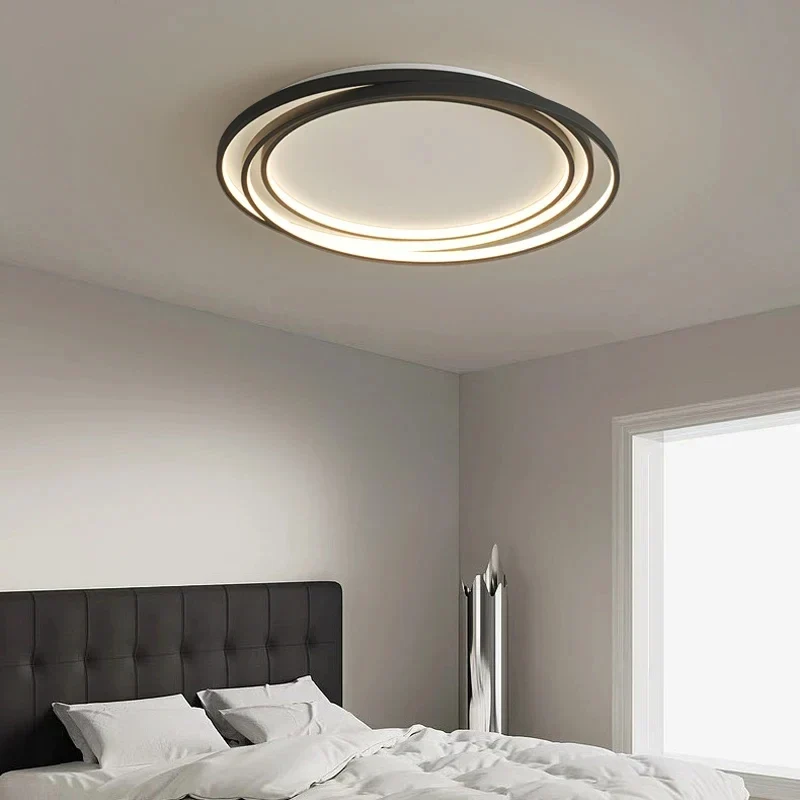 Ronde Plafondlamp Metaal & Acryl Dimbaar LED Modern Design Woonkamer Slaapkamer Eetkamer Verlichting | Sansoti