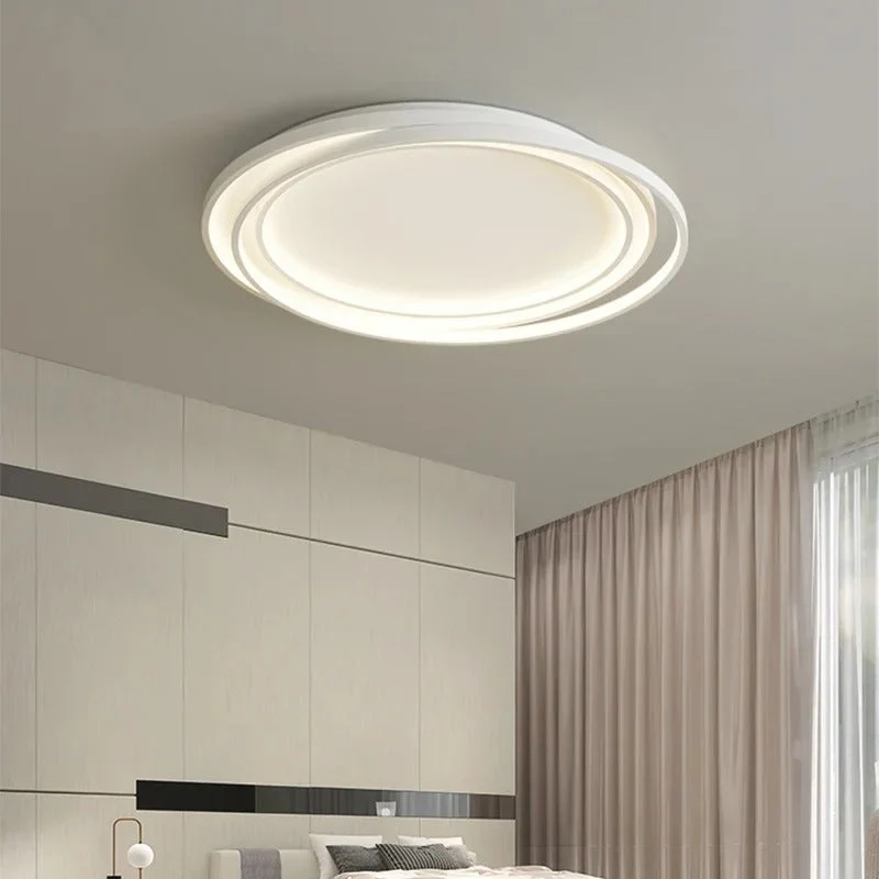Ronde Plafondlamp Metaal & Acryl Dimbaar LED Modern Design Woonkamer Slaapkamer Eetkamer Verlichting | Sansoti