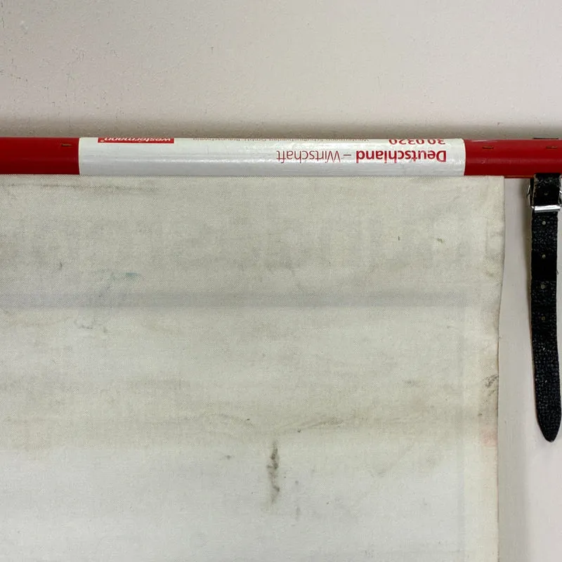 Vintage Schulkarte – Bundesrepublik Deutschland Wirtschaft – Erdkunde Rollbild Lehrtafel Wanddeko