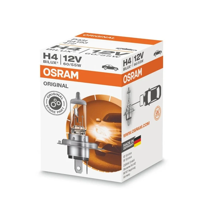 OSRAM 12V Classic H4 Scheinwerferlampe 60/55W