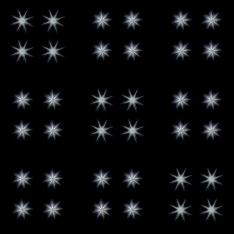 Swarovski - System DELIGHT 36 Stars LED vernickelt 20W 3400K inkl. Netzteil