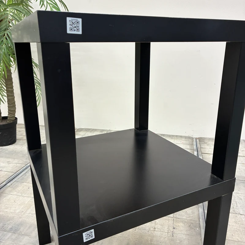 Ikea Lack Beistelltisch Schwarz Holz Mit Zwischenboden Tisch Gebraucht