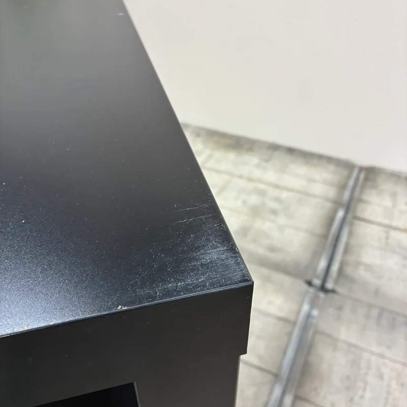 Ikea Lack Beistelltisch Schwarz Holz Mit Zwischenboden Tisch Gebraucht