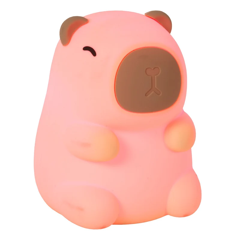 LED-Nachtlampe Pincha Capybara wiederaufladbar RGB dimmbar